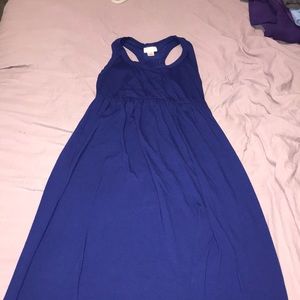 Blue maxi dress